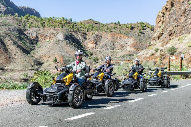 3 Wheel Motorcycle like Quad/Buggy Tour Gran Canaria (Maspalomas) - The driving experience: thrilling hairpins, but not reckless