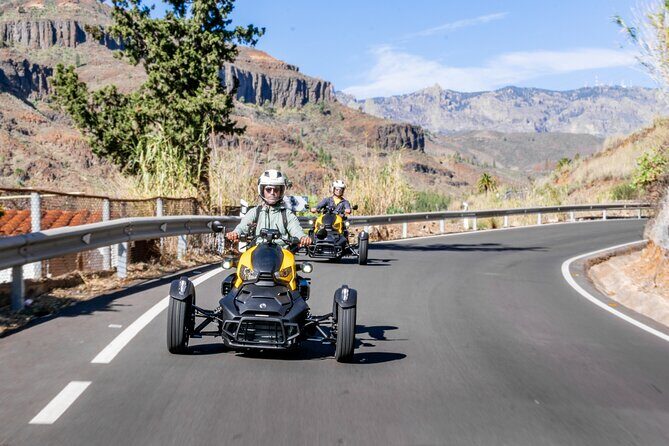 3 Wheel Motorcycle like Quad/Buggy Tour Gran Canaria (Maspalomas) - Getting comfortable on the Ryker: the briefing is the real head start