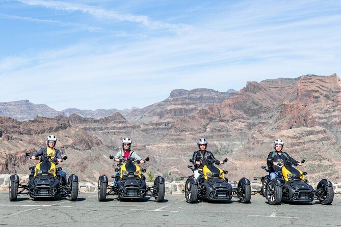 Can-am Ryker three wheels tricycle Mountain Tour (Maspalomas) - Three wheels, street roads, and a smooth start in Maspalomas