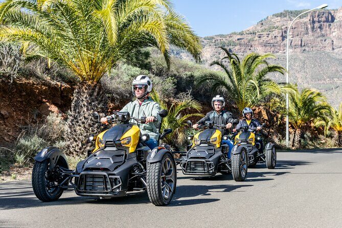 Can-am Ryker three wheels tricycle Mountain Tour (Maspalomas) - The trike itself: stable, easy to steer, and confidence-building