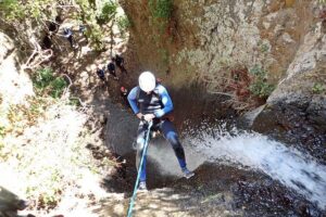 CANYONING aquatic and fun route in Gran Canaria - Aquatic Canyoning: Fresh Water, Green Plant Life, and Waterfall Rappels