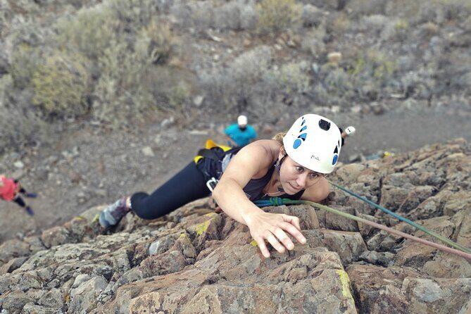 Climbing + Zipline + Via Ferrata + Cave. Adventure route in Gran Canaria - Via Ferrata: Using Alpine Techniques Safely on the Way Up