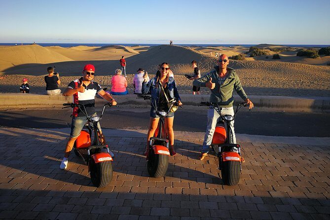 e-Scooter City Tour + Camel Ride inside Maspalomas Dunes - Stop 1: Reserva Natural Especial de Las Dunas de Maspalomas (the “small desert” effect)