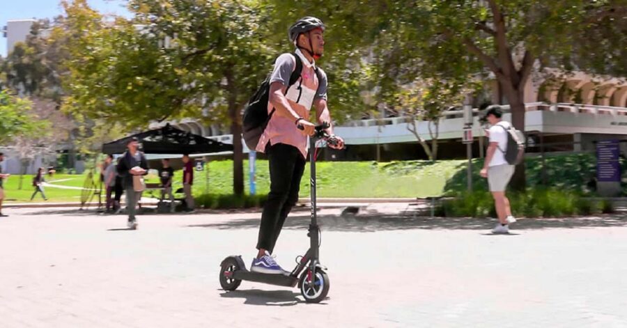 e-Scooter Step Kickstart Guided Tour: Sightseeing Maspalomas - The 1-Hour Option: Mirador de las Dunas Views Done Fast