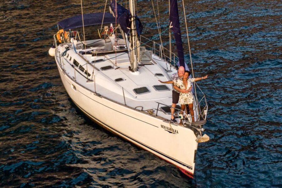 From Puerto de Mogán: Private Sailing Trip & Snorkeling - Getting playful with the included stand-up paddle board