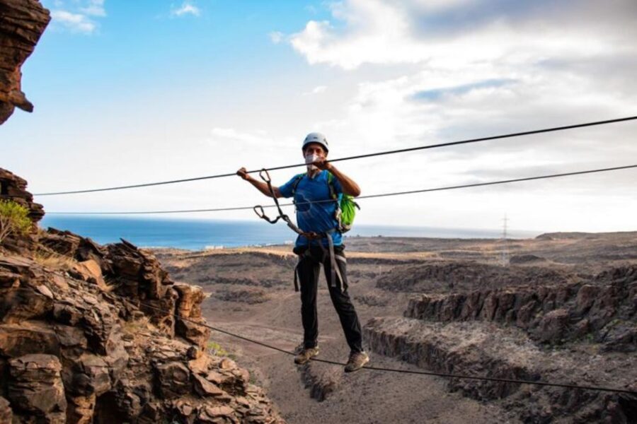Gran Canaria: Cliff Climbing Via Ferrata Trip by Maspalomas - Hidden Caves and the Valley Details You’ll Notice Only Up Close