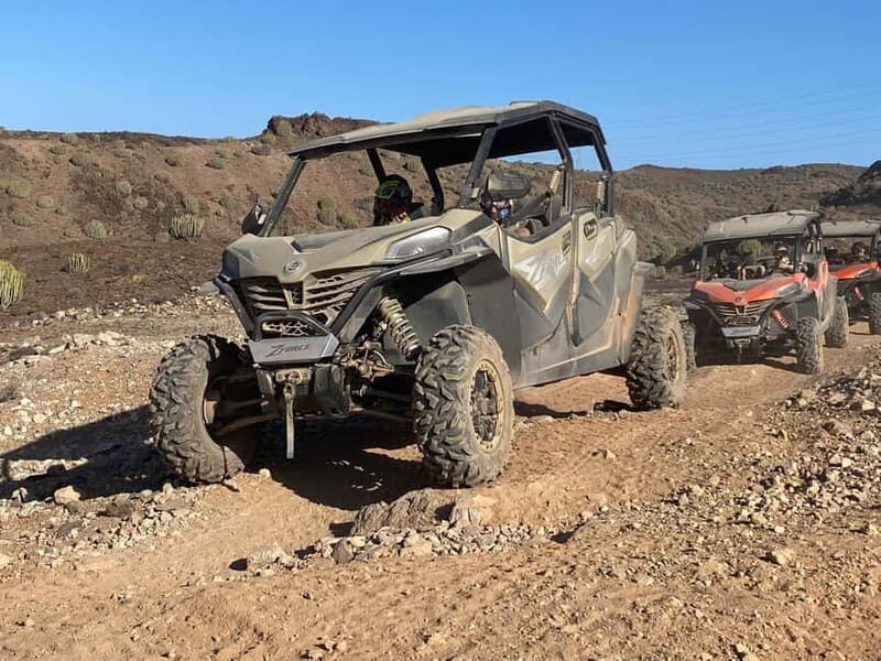 GRAN CANARIA: FAMILY MONSTER BUGGY <em>4 SEATS -LONG TOUR 2.5HR – Small practical tips to make it better’ /><br />
A few things can make this tour smoother, even if you’re not an off-road expert.</p>
<ul>
<li>Wear clothes you don’t mind getting dusty. The tour is openly built around driving through rough terrain.</li>
<li>Bring eye comfort if you’re sensitive. Goggles are provided, but you may still want sunglasses.</li>
<li>Consider bringing a dust mask even though they’re not included.</li>
<li>If you’re sharing driving, decide early how you want to split the wheel so it doesn’t turn into a last-minute negotiation mid-tour.</li>
<li>If you feel your briefing was unclear, ask questions right away. Don’t wait until you’re already on the tracks.</li>
</ul>
<h2 id="should-you-book-the-gran-canaria-family-monster-buggy-tour">Should you book the Gran Canaria Family Monster Buggy tour?</h2>
<p>4 SEATS -LONG TOUR 2.5HR – Should you book the Gran Canaria Family Monster Buggy tour?’ /><br />
Book it if you want a family-centered off-road driving experience with hotel pickup, <strong>included goggles</strong>, and enough ride time to feel like you actually used the buggy the way it was meant to be used. The Maspalomas-to-Fataga mountain route, with valleys and canyon scenery, gives you variety beyond a simple track.</p>
<p><p>Skip it if your top priority is comfort, quiet, and lots of detailed guiding. This is a dusty, bumpy ride where communication may be minimal and the main focus is driving.</p>
</p>
<p><p>If you fall somewhere in the middle, you’ll probably still be happy—as long as you show up prepared to get dirty, listen at the start, and let the terrain do the talking.</p>
</p>
<h2 id="faq">FAQ</h2>
<h3 id="what-do-i-need-to-bring-to-drive-a-buggy">What do I need to bring to drive a buggy?</h3>
<p>You need a valid driver’s license. The tour also lists driver experience requirements, so make sure you and your intended drivers meet them.</p>
<h3 id="how-old-or-tall-do-children-need-to-be">How old or tall do children need to be?</h3>
<p>The tour is not suitable for children under 4. Kids are listed as welcome from about 1 meter tall, roughly age 4–5.</p>
<h3 id="how-long-is-the-tour">How long is the tour?</h3>
<p>It runs about 3 hours total. It’s described as a long tour of about 2.5 hours driving time.</p>
<h3 id="where-do-they-pick-you-up">Where do they pick you up?</h3>
<p>Pickup is included and offered from areas such as Bahía Feliz, San Agustín, Playa del Inglés, Maspalomas, Meloneras, Arguineguin, Puerto Rico, Taurito, and Puerto de Mogán.</p>
<h3 id="is-driver-switching-allowed">Is driver switching allowed?</h3>
<p>Yes. There’s a possibility of switching drivers at no extra cost.</p>
<h3 id="whats-included-in-the-price">What’s included in the price?</h3>
<p>Included items listed are free transfer from your hotel and off-road goggles.</p>
<h3 id="are-dust-masks-included">Are dust masks included?</h3>
<p>No. Dust masks are listed as not included, so you may want to plan for your own if you’re sensitive to dust.</p>
<h3 id="faq-continued">FAQ (continued)</h3>
<h3 id="can-i-cancel-if-my-plans-change">Can I cancel if my plans change?</h3>
<p>Free cancellation is available up to 24 hours in advance for a full refund.</p>
<h3 id="what-languages-do-the-instructors-speak">What languages do the instructors speak?</h3>
<p>Instructors are listed as speaking English, Spanish, German, and Italian.</p>
</div><aside class="gct-post-sidebar">    <div class="gct-booking">
                    <a class="gct-booking-image" href="https://www.getyourguide.com/gran-canaria-l418/gran-canaria-family-monster-buggy-4-seats-long-tour-25hr-t801192/" target="_blank" rel="nofollow noopener sponsored" aria-label="GRAN CANARIA: FAMILY MONSTER BUGGY *4 SEATS -LONG TOUR 2.5HR">
                <img decoding="async" src="https://grancanariatravelguide.com/wp-content/uploads/2026/05/gran-canaria-family-monster-buggy-4-seats-long-tour-2-5hr-768x576.jpg" alt="" loading="lazy" />
            </a>
                <div class="gct-booking-body">
                    <p class="gct-booking-platform">Official tickets via <strong>GetYourGuide</strong></p>
                            <p class="gct-booking-price">From <strong>$117</strong> <span>per person</span></p>
        
        <p class="gct-booking-section-label">Check Availability</p>
        <div class="gct-booking-dates">
                            <a class="gct-booking-date gct-booking-date--today" href="https://www.getyourguide.com/gran-canaria-l418/gran-canaria-family-monster-buggy-4-seats-long-tour-25hr-t801192/" target="_blank" rel="nofollow noopener sponsored">
                    <span class="day">Mon</span>
                    <span class="date">25 May</span>
                </a>
                            <a class="gct-booking-date" href="https://www.getyourguide.com/gran-canaria-l418/gran-canaria-family-monster-buggy-4-seats-long-tour-25hr-t801192/" target="_blank" rel="nofollow noopener sponsored">
                    <span class="day">Tue</span>
                    <span class="date">26 May</span>
                </a>
                            <a class="gct-booking-date" href="https://www.getyourguide.com/gran-canaria-l418/gran-canaria-family-monster-buggy-4-seats-long-tour-25hr-t801192/" target="_blank" rel="nofollow noopener sponsored">
                    <span class="day">Wed</span>
                    <span class="date">27 May</span>
                </a>
                            <a class="gct-booking-date" href="https://www.getyourguide.com/gran-canaria-l418/gran-canaria-family-monster-buggy-4-seats-long-tour-25hr-t801192/" target="_blank" rel="nofollow noopener sponsored">
                    <span class="day">Thu</span>
                    <span class="date">28 May</span>
                </a>
                        <a class="gct-booking-date gct-booking-date--more" href="https://www.getyourguide.com/gran-canaria-l418/gran-canaria-family-monster-buggy-4-seats-long-tour-25hr-t801192/" target="_blank" rel="nofollow noopener sponsored" aria-label="See all dates">
                <svg width="18" height="18" viewBox="0 0 24 24" fill="none" stroke="currentColor" stroke-width="2" stroke-linecap="round" stroke-linejoin="round" aria-hidden="true">
                    <rect x="3" y="4" width="18" height="18" rx="2" ry="2"></rect>
                    <line x1="16" y1="2" x2="16" y2="6"></line>
                    <line x1="8"  y1="2" x2="8"  y2="6"></line>
                    <line x1="3"  y1="10" x2="21" y2="10"></line>
                </svg>
            </a>
        </div>

        <a class="gct-booking-cta" href="https://www.getyourguide.com/gran-canaria-l418/gran-canaria-family-monster-buggy-4-seats-long-tour-25hr-t801192/" target="_blank" rel="nofollow noopener sponsored">Book on GetYourGuide &rarr;</a>

                    <p class="gct-booking-rating">
                <span class="gct-stars" aria-label="Rating: 3.7 out of 5">
                    <span class="gct-stars-bg" aria-hidden="true">★★★★★</span>
                    <span class="gct-stars-fg" aria-hidden="true" style="width: 74%">★★★★★</span>
                </span>
                <strong>3.7</strong>
                                    <span class="reviews">(51 reviews)</span>
                            </p>
        
        <p class="gct-booking-note">Reviewed by Gran Canaria Travel Guide.<br>Booking Through GetYourGuide.</p>
        </div>    </div>
    </aside></div><div class="sb-related-posts"><h3>You Might Also Enjoy</h3><div class="sb-related-grid"><a href="https://grancanariatravelguide.com/gran-canaria-catamaran-cruise-from-puerto-rico/" class="sb-related-item"><img decoding="async" width="300" height="200" src="https://grancanariatravelguide.com/wp-content/uploads/2026/05/gran-canaria-catamaran-cruise-from-puerto-rico-300x200.jpg" class="attachment-medium size-medium wp-post-image" alt="Gran Canaria Catamaran Cruise from Puerto Rico - Key things I’d look for before you go" loading="lazy" srcset="https://grancanariatravelguide.com/wp-content/uploads/2026/05/gran-canaria-catamaran-cruise-from-puerto-rico-300x200.jpg 300w, https://grancanariatravelguide.com/wp-content/uploads/2026/05/gran-canaria-catamaran-cruise-from-puerto-rico.jpg 670w" sizes="auto, (max-width: 300px) 100vw, 300px" /><span>Gran Canaria Catamaran Cruise from Puerto Rico</span></a><a href="https://grancanariatravelguide.com/gran-canaria-volcano-sunset-tour-and-local-food-tasting/" class="sb-related-item"><img decoding="async" width="300" height="225" src="https://grancanariatravelguide.com/wp-content/uploads/2026/05/gran-canaria-volcano-sunset-tour-and-local-food-tasting-300x225.jpg" class="attachment-medium size-medium wp-post-image" alt="Gran Canaria: Volcano Sunset Tour and Local Food Tasting - Price and Value: Why $105 Can Make Sense" loading="lazy" srcset="https://grancanariatravelguide.com/wp-content/uploads/2026/05/gran-canaria-volcano-sunset-tour-and-local-food-tasting-300x225.jpg 300w, https://grancanariatravelguide.com/wp-content/uploads/2026/05/gran-canaria-volcano-sunset-tour-and-local-food-tasting-768x576.jpg 768w, https://grancanariatravelguide.com/wp-content/uploads/2026/05/gran-canaria-volcano-sunset-tour-and-local-food-tasting.jpg 853w" sizes="auto, (max-width: 300px) 100vw, 300px" /><span>Gran Canaria: Volcano Sunset Tour and Local Food Tasting</span></a><a href="https://grancanariatravelguide.com/gran-canaria-guided-buggy-tour/" class="sb-related-item"><img decoding="async" width="300" height="225" src="https://grancanariatravelguide.com/wp-content/uploads/2026/05/gran-canaria-guided-buggy-tour-300x225.jpg" class="attachment-medium size-medium wp-post-image" alt="Gran Canaria Guided Buggy Tour - Meeting Point, Pickup Timing, and What “Specific Areas” Really Means" loading="lazy" srcset="https://grancanariatravelguide.com/wp-content/uploads/2026/05/gran-canaria-guided-buggy-tour-300x225.jpg 300w, https://grancanariatravelguide.com/wp-content/uploads/2026/05/gran-canaria-guided-buggy-tour-768x576.jpg 768w, https://grancanariatravelguide.com/wp-content/uploads/2026/05/gran-canaria-guided-buggy-tour.jpg 800w" sizes="auto, (max-width: 300px) 100vw, 300px" /><span>Gran Canaria Guided Buggy Tour</span></a><a href="https://grancanariatravelguide.com/canyoning-with-waterfalls-in-the-rainforest-small-groups-%e3%83%84/" class="sb-related-item"><img decoding="async" width="300" height="200" src="https://grancanariatravelguide.com/wp-content/uploads/2026/05/canyoning-with-waterfalls-in-the-rainforest-small-groups-300x200.jpg" class="attachment-medium size-medium wp-post-image" alt="Canyoning with Waterfalls in the Rainforest - Small Groups ツ - Canyoning, explained the way you’ll feel it" loading="lazy" srcset="https://grancanariatravelguide.com/wp-content/uploads/2026/05/canyoning-with-waterfalls-in-the-rainforest-small-groups-300x200.jpg 300w, https://grancanariatravelguide.com/wp-content/uploads/2026/05/canyoning-with-waterfalls-in-the-rainforest-small-groups.jpg 669w" sizes="auto, (max-width: 300px) 100vw, 300px" /><span>Canyoning with Waterfalls in the Rainforest – Small Groups ツ</span></a></div></div><div style="margin: 20px 0; padding: 15px 0;"><h3>More Tour Reviews in Gran Canaria</h3><ul style="margin: 10px 0; padding: 0; list-style: none;"><li style="margin: 0 0 10px 0; padding: 0 0 10px 0; border-bottom: 1px solid #eee; display: flex; align-items: flex-start; gap: 12px; line-height: 1.4;"><a href="https://grancanariatravelguide.com/gran-canaria-catamaran-dolphin-watch-cruise-with-snorkeling/" aria-hidden="true" tabindex="-1"><img decoding="async" style="width: 80px; height: 60px; object-fit: cover; border-radius: 4px; flex-shrink: 0;" src="https://grancanariatravelguide.com/wp-content/uploads/2026/05/gran-canaria-catamaran-dolphin-watch-cruise-with-snorkeling-150x150.jpg" alt="" loading="lazy"></a><div><a href="https://grancanariatravelguide.com/gran-canaria-catamaran-dolphin-watch-cruise-with-snorkeling/">Gran Canaria: Catamaran Dolphin Watch Cruise with Snorkeling</a><br><span style="font-size: 0.82em; color: #555; margin-top: 2px;"><span style="color: #f5a623;">★</span> 4.4 &middot; 4,761 reviews</span></div></li><li style="margin: 0 0 10px 0; padding: 0 0 10px 0; border-bottom: 1px solid #eee; display: flex; align-items: flex-start; gap: 12px; line-height: 1.4;"><a href="https://grancanariatravelguide.com/poema-del-mar-skip-the-line-ticket/" aria-hidden="true" tabindex="-1"><img decoding="async" style="width: 80px; height: 60px; object-fit: cover; border-radius: 4px; flex-shrink: 0;" src="https://grancanariatravelguide.com/wp-content/uploads/2026/05/poema-del-mar-skip-the-line-ticket-150x150.jpg" alt="" loading="lazy"></a><div><a href="https://grancanariatravelguide.com/poema-del-mar-skip-the-line-ticket/">Poema del Mar Skip-the-Line Ticket</a><br><span style="font-size: 0.82em; color: #555; margin-top: 2px;"><span style="color: #f5a623;">★</span> 4.8 &middot; 3,856 reviews</span></div></li><li style="margin: 0 0 10px 0; padding: 0 0 10px 0; border-bottom: 1px solid #eee; display: flex; align-items: flex-start; gap: 12px; line-height: 1.4;"><a href="https://grancanariatravelguide.com/puerto-de-mogan-submarine-tour/" aria-hidden="true" tabindex="-1"><img decoding="async" style="width: 80px; height: 60px; object-fit: cover; border-radius: 4px; flex-shrink: 0;" src="https://grancanariatravelguide.com/wp-content/uploads/2026/05/puerto-de-mogan-submarine-tour-150x150.jpg" alt="" loading="lazy"></a><div><a href="https://grancanariatravelguide.com/puerto-de-mogan-submarine-tour/">Puerto de Mogán: Submarine Tour</a><br><span style="font-size: 0.82em; color: #555; margin-top: 2px;"><span style="color: #f5a623;">★</span> 4.4 &middot; 3,792 reviews</span></div></li><li style="margin: 0 0 10px 0; padding: 0 0 10px 0; border-bottom: 1px solid #eee; display: flex; align-items: flex-start; gap: 12px; line-height: 1.4;"><a href="https://grancanariatravelguide.com/maspalomas-guided-camel-ride-in-the-maspalomas-sand-dunes/" aria-hidden="true" tabindex="-1"><img decoding="async" style="width: 80px; height: 60px; object-fit: cover; border-radius: 4px; flex-shrink: 0;" src="https://grancanariatravelguide.com/wp-content/uploads/2026/05/maspalomas-guided-camel-ride-in-the-maspalomas-sand-dunes-150x150.jpg" alt="" loading="lazy"></a><div><a href="https://grancanariatravelguide.com/maspalomas-guided-camel-ride-in-the-maspalomas-sand-dunes/">Maspalomas: Guided Camel Ride in the Maspalomas Sand Dunes</a><br><span style="font-size: 0.82em; color: #555; margin-top: 2px;"><span style="color: #f5a623;">★</span> 4.4 &middot; 3,690 reviews</span></div></li><li style="margin: 0 0 10px 0; padding: 0 0 10px 0; border-bottom: 1px solid #eee; display: flex; align-items: flex-start; gap: 12px; line-height: 1.4;"><a href="https://grancanariatravelguide.com/guided-tour-of-the-banana-world/" aria-hidden="true" tabindex="-1"><img decoding="async" style="width: 80px; height: 60px; object-fit: cover; border-radius: 4px; flex-shrink: 0;" src="https://grancanariatravelguide.com/wp-content/uploads/2026/05/guided-tour-of-the-banana-world-150x150.jpg" alt="" loading="lazy"></a><div><a href="https://grancanariatravelguide.com/guided-tour-of-the-banana-world/">Guided tour of the Banana World</a><br><span style="font-size: 0.82em; color: #555; margin-top: 2px;"><span style="color: #f5a623;">★</span> 5.0 &middot; 3,431 reviews</span></div></li><li style="margin: 0; padding: 0; border-bottom: none; display: flex; align-items: flex-start; gap: 12px; line-height: 1.4;"><a href="https://grancanariatravelguide.com/gran-canaria-banana-world-guided-tour-tasting/" aria-hidden="true" tabindex="-1"><img decoding="async" style="width: 80px; height: 60px; object-fit: cover; border-radius: 4px; flex-shrink: 0;" src="https://grancanariatravelguide.com/wp-content/uploads/2026/05/gran-canaria-banana-world-guided-tour-tasting-150x150.jpg" alt="" loading="lazy"></a><div><a href="https://grancanariatravelguide.com/gran-canaria-banana-world-guided-tour-tasting/">Gran Canaria: Banana World Guided Tour & Tasting</a><br><span style="font-size: 0.82em; color: #555; margin-top: 2px;"><span style="color: #f5a623;">★</span> 4.8 &middot; 2,867 reviews</span></div></li></ul></div><div style="margin: 20px 0; padding: 15px 0;"><h3>More Buggy Tours in Gran Canaria</h3><ul style="margin: 10px 0; padding: 0; list-style: none;"><li style="margin: 0 0 10px 0; padding: 0 0 10px 0; border-bottom: 1px solid #eee; display: flex; align-items: flex-start; gap: 12px; line-height: 1.4;"><a href="https://grancanariatravelguide.com/gran-canaria-guided-buggy-tour/" aria-hidden="true" tabindex="-1"><img decoding="async" style="width: 80px; height: 60px; object-fit: cover; border-radius: 4px; flex-shrink: 0;" src="https://grancanariatravelguide.com/wp-content/uploads/2026/05/gran-canaria-guided-buggy-tour-150x150.jpg" alt="" loading="lazy"></a><div><a href="https://grancanariatravelguide.com/gran-canaria-guided-buggy-tour/">Gran Canaria Guided Buggy Tour</a><br><span style="font-size: 0.82em; color: #555; margin-top: 2px;"><span style="color: #f5a623;">★</span> 4.7 &middot; 1,743 reviews</span></div></li><li style="margin: 0 0 10px 0; padding: 0 0 10px 0; border-bottom: 1px solid #eee; display: flex; align-items: flex-start; gap: 12px; line-height: 1.4;"><a href="https://grancanariatravelguide.com/buggy-tour-gran-canaria/" aria-hidden="true" tabindex="-1"><img decoding="async" style="width: 80px; height: 60px; object-fit: cover; border-radius: 4px; flex-shrink: 0;" src="https://grancanariatravelguide.com/wp-content/uploads/2026/05/buggy-tour-gran-canaria-150x150.jpg" alt="" loading="lazy"></a><div><a href="https://grancanariatravelguide.com/buggy-tour-gran-canaria/">Buggy Tour Gran Canaria</a><br><span style="font-size: 0.82em; color: #555; margin-top: 2px;"><span style="color: #f5a623;">★</span> 5.0 &middot; 914 reviews</span></div></li><li style="margin: 0 0 10px 0; padding: 0 0 10px 0; border-bottom: 1px solid #eee; display: flex; align-items: flex-start; gap: 12px; line-height: 1.4;"><a href="https://grancanariatravelguide.com/3-wheel-motorcycle-like-quad-buggy-tour-gran-canaria-maspalomas/" aria-hidden="true" tabindex="-1"><img decoding="async" style="width: 80px; height: 60px; object-fit: cover; border-radius: 4px; flex-shrink: 0;" src="https://grancanariatravelguide.com/wp-content/uploads/2026/05/3-wheel-motorcycle-like-quad-buggy-tour-gran-canaria-maspalomas-150x150.jpg" alt="" loading="lazy"></a><div><a href="https://grancanariatravelguide.com/3-wheel-motorcycle-like-quad-buggy-tour-gran-canaria-maspalomas/">3 Wheel Motorcycle like Quad/Buggy Tour Gran Canaria (Maspalomas)</a><br><span style="font-size: 0.82em; color: #555; margin-top: 2px;"><span style="color: #f5a623;">★</span> 5.0 &middot; 237 reviews</span></div></li><li style="margin: 0 0 10px 0; padding: 0 0 10px 0; border-bottom: 1px solid #eee; display: flex; align-items: flex-start; gap: 12px; line-height: 1.4;"><a href="https://grancanariatravelguide.com/las-palmas-gran-canaria-guided-buggy-tour/" aria-hidden="true" tabindex="-1"><img decoding="async" style="width: 80px; height: 60px; object-fit: cover; border-radius: 4px; flex-shrink: 0;" src="https://grancanariatravelguide.com/wp-content/uploads/2026/05/las-palmas-gran-canaria-guided-buggy-tour-150x150.jpg" alt="" loading="lazy"></a><div><a href="https://grancanariatravelguide.com/las-palmas-gran-canaria-guided-buggy-tour/">Las Palmas: Gran Canaria Guided Buggy Tour</a><br><span style="font-size: 0.82em; color: #555; margin-top: 2px;"><span style="color: #f5a623;">★</span> 4.5 &middot; 205 reviews</span></div></li><li style="margin: 0 0 10px 0; padding: 0 0 10px 0; border-bottom: 1px solid #eee; display: flex; align-items: flex-start; gap: 12px; line-height: 1.4;"><a href="https://grancanariatravelguide.com/from-maspalomas-volcanic-landscapes-4-seater-buggy-tour/" aria-hidden="true" tabindex="-1"><img decoding="async" style="width: 80px; height: 60px; object-fit: cover; border-radius: 4px; flex-shrink: 0;" src="https://grancanariatravelguide.com/wp-content/uploads/2026/05/from-maspalomas-volcanic-landscapes-4-seater-buggy-tour-150x150.jpg" alt="" loading="lazy"></a><div><a href="https://grancanariatravelguide.com/from-maspalomas-volcanic-landscapes-4-seater-buggy-tour/">From Maspalomas: Volcanic Landscapes 4-Seater Buggy Tour</a><br><span style="font-size: 0.82em; color: #555; margin-top: 2px;"><span style="color: #f5a623;">★</span> 4.3 &middot; 195 reviews</span></div></li><li style="margin: 0; padding: 0; border-bottom: none; display: flex; align-items: flex-start; gap: 12px; line-height: 1.4;"><a href="https://grancanariatravelguide.com/gran-canaria-buggy-tour-morning-or-midday-long-tour-2-5-hr/" aria-hidden="true" tabindex="-1"><img decoding="async" style="width: 80px; height: 60px; object-fit: cover; border-radius: 4px; flex-shrink: 0;" src="https://grancanariatravelguide.com/wp-content/uploads/2026/05/gran-canaria-buggy-tour-morning-or-midday-long-tour-2-5-hr-150x150.jpg" alt="" loading="lazy"></a><div><a href="https://grancanariatravelguide.com/gran-canaria-buggy-tour-morning-or-midday-long-tour-2-5-hr/">Gran Canaria: Buggy Tour Morning OR Midday- LONG TOUR 2.5 HR</a><br><span style="font-size: 0.82em; color: #555; margin-top: 2px;"><span style="color: #f5a623;">★</span> 4.1 &middot; 175 reviews</span></div></li></ul></div><div style="margin: 20px 0; padding: 15px 0;"><h3>More Gran Canaria Tours in Gran Canaria</h3><ul style="margin: 10px 0; padding: 0; list-style: none;"><li style="margin: 0 0 10px 0; padding: 0 0 10px 0; border-bottom: 1px solid #eee; display: flex; align-items: flex-start; gap: 12px; line-height: 1.4;"><a href="https://grancanariatravelguide.com/gran-canaria-catamaran-dolphin-watch-cruise-with-snorkeling/" aria-hidden="true" tabindex="-1"><img decoding="async" style="width: 80px; height: 60px; object-fit: cover; border-radius: 4px; flex-shrink: 0;" src="https://grancanariatravelguide.com/wp-content/uploads/2026/05/gran-canaria-catamaran-dolphin-watch-cruise-with-snorkeling-150x150.jpg" alt="" loading="lazy"></a><div><a href="https://grancanariatravelguide.com/gran-canaria-catamaran-dolphin-watch-cruise-with-snorkeling/">Gran Canaria: Catamaran Dolphin Watch Cruise with Snorkeling</a><br><span style="font-size: 0.82em; color: #555; margin-top: 2px;"><span style="color: #f5a623;">★</span> 4.4 &middot; 4,761 reviews</span></div></li><li style="margin: 0 0 10px 0; padding: 0 0 10px 0; border-bottom: 1px solid #eee; display: flex; align-items: flex-start; gap: 12px; line-height: 1.4;"><a href="https://grancanariatravelguide.com/gran-canaria-banana-world-guided-tour-tasting/" aria-hidden="true" tabindex="-1"><img decoding="async" style="width: 80px; height: 60px; object-fit: cover; border-radius: 4px; flex-shrink: 0;" src="https://grancanariatravelguide.com/wp-content/uploads/2026/05/gran-canaria-banana-world-guided-tour-tasting-150x150.jpg" alt="" loading="lazy"></a><div><a href="https://grancanariatravelguide.com/gran-canaria-banana-world-guided-tour-tasting/">Gran Canaria: Banana World Guided Tour & Tasting</a><br><span style="font-size: 0.82em; color: #555; margin-top: 2px;"><span style="color: #f5a623;">★</span> 4.8 &middot; 2,867 reviews</span></div></li><li style="margin: 0 0 10px 0; padding: 0 0 10px 0; border-bottom: 1px solid #eee; display: flex; align-items: flex-start; gap: 12px; line-height: 1.4;"><a href="https://grancanariatravelguide.com/from-puerto-rico-de-gran-canaria-dolphin-watching-cruise/" aria-hidden="true" tabindex="-1"><img decoding="async" style="width: 80px; height: 60px; object-fit: cover; border-radius: 4px; flex-shrink: 0;" src="https://grancanariatravelguide.com/wp-content/uploads/2026/05/from-puerto-rico-de-gran-canaria-dolphin-watching-cruise-150x150.jpg" alt="" loading="lazy"></a><div><a href="https://grancanariatravelguide.com/from-puerto-rico-de-gran-canaria-dolphin-watching-cruise/">From Puerto Rico de Gran Canaria: Dolphin Watching Cruise</a><br><span style="font-size: 0.82em; color: #555; margin-top: 2px;"><span style="color: #f5a623;">★</span> 4.3 &middot; 2,520 reviews</span></div></li><li style="margin: 0 0 10px 0; padding: 0 0 10px 0; border-bottom: 1px solid #eee; display: flex; align-items: flex-start; gap: 12px; line-height: 1.4;"><a href="https://grancanariatravelguide.com/gran-canaria-dolphin-and-whale-watching-cruise/" aria-hidden="true" tabindex="-1"><img decoding="async" style="width: 80px; height: 60px; object-fit: cover; border-radius: 4px; flex-shrink: 0;" src="https://grancanariatravelguide.com/wp-content/uploads/2026/05/gran-canaria-dolphin-and-whale-watching-cruise-150x150.jpg" alt="" loading="lazy"></a><div><a href="https://grancanariatravelguide.com/gran-canaria-dolphin-and-whale-watching-cruise/">Gran Canaria: Dolphin and Whale Watching Cruise</a><br><span style="font-size: 0.82em; color: #555; margin-top: 2px;"><span style="color: #f5a623;">★</span> 4.3 &middot; 1,855 reviews</span></div></li><li style="margin: 0 0 10px 0; padding: 0 0 10px 0; border-bottom: 1px solid #eee; display: flex; align-items: flex-start; gap: 12px; line-height: 1.4;"><a href="https://grancanariatravelguide.com/gran-canaria-guided-buggy-tour/" aria-hidden="true" tabindex="-1"><img decoding="async" style="width: 80px; height: 60px; object-fit: cover; border-radius: 4px; flex-shrink: 0;" src="https://grancanariatravelguide.com/wp-content/uploads/2026/05/gran-canaria-guided-buggy-tour-150x150.jpg" alt="" loading="lazy"></a><div><a href="https://grancanariatravelguide.com/gran-canaria-guided-buggy-tour/">Gran Canaria Guided Buggy Tour</a><br><span style="font-size: 0.82em; color: #555; margin-top: 2px;"><span style="color: #f5a623;">★</span> 4.7 &middot; 1,743 reviews</span></div></li><li style="margin: 0; padding: 0; border-bottom: none; display: flex; align-items: flex-start; gap: 12px; line-height: 1.4;"><a href="https://grancanariatravelguide.com/from-mogan-maspalomas-arguineguin-gran-canaria-day-tour/" aria-hidden="true" tabindex="-1"><img decoding="async" style="width: 80px; height: 60px; object-fit: cover; border-radius: 4px; flex-shrink: 0;" src="https://grancanariatravelguide.com/wp-content/uploads/2026/05/from-mogan-maspalomas-arguineguin-gran-canaria-day-tour-150x150.jpg" alt="" loading="lazy"></a><div><a href="https://grancanariatravelguide.com/from-mogan-maspalomas-arguineguin-gran-canaria-day-tour/">From Mogán/Maspalomas/Arguineguín: Gran Canaria Day Tour</a><br><span style="font-size: 0.82em; color: #555; margin-top: 2px;"><span style="color: #f5a623;">★</span> 4.2 &middot; 1,729 reviews</span></div></li></ul></div><div style="margin: 20px 0; padding: 15px 0;"><h3>More tours in Gran Canaria we