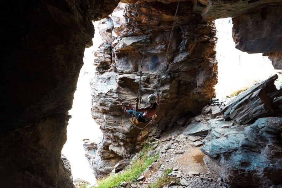Gran Canaria: Guided Via Ferrata Excursion - The cave swing: the strange, fun finale you’ll talk about later