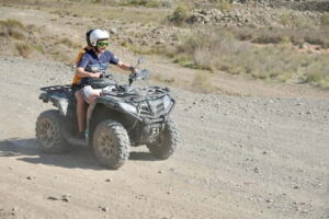 GRAN CANARIA: QUAD TOUR - AFTERNOON SUNSET TOUR 1HR 45 MIN - The route: Maspalomas direction, then Fataga and Ayagaures