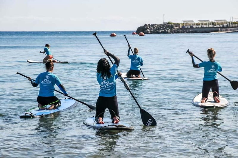 Gran Canaria: Stand-Up Paddle Lesson & Snorkeling Tour - The 4-hour flow: from PRO SURFING COMPANY to the coast