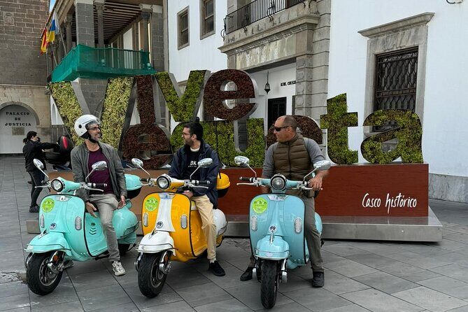 Guided Tour With Electric Moped - Auditorio Alfredo Kraus: Architecture, Statues, and Beach Views