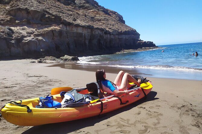 Kayak & Snorkeling Tour in Caves in Mogan - Inside Volcanic Caves by Kayak, Plus the Optional Cliff Jump