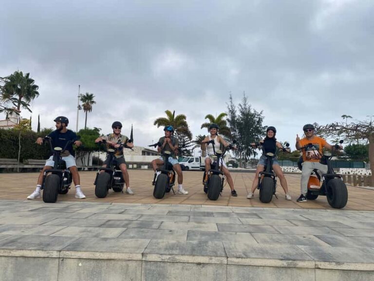 Maspalomas: 2-Seater Chopper E-Scooter Rental - Getting Started at Bici Bike Vintage (Inside Cita Shopping Center)