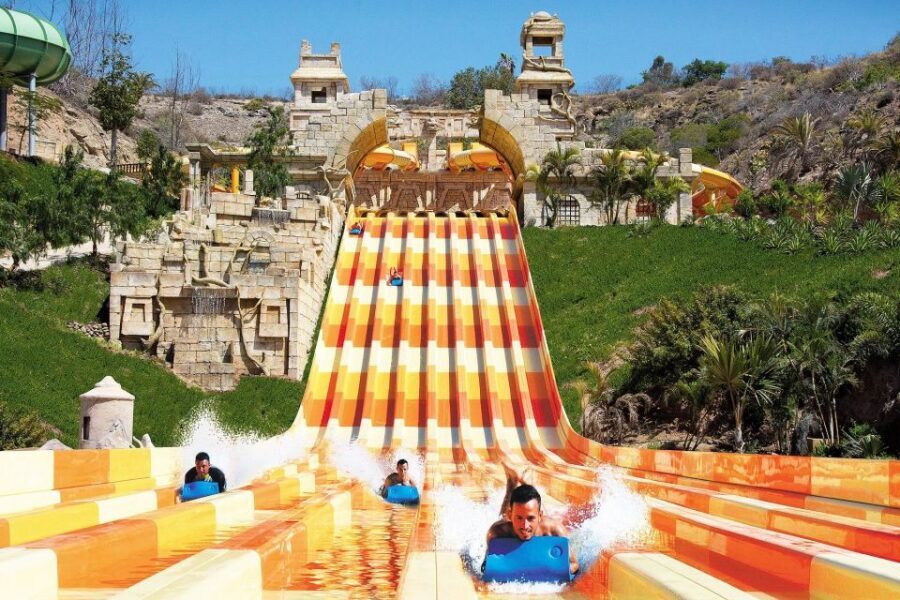 Maspalomas: Aqualand Maspalomas Water Park Entry Ticket - Polynesia park, gardens, and optional sea lion time
