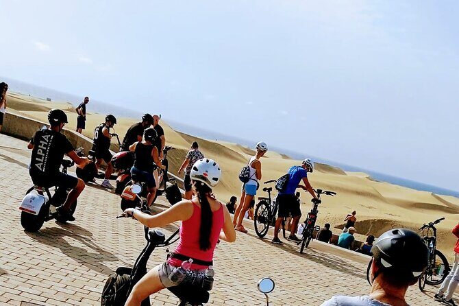 Maspalomas - Meloneras : e-Scooter 2 seat Sunset Guided Tour - Reserva Natural Especial de Las Dunas de Maspalomas: the iconic start
