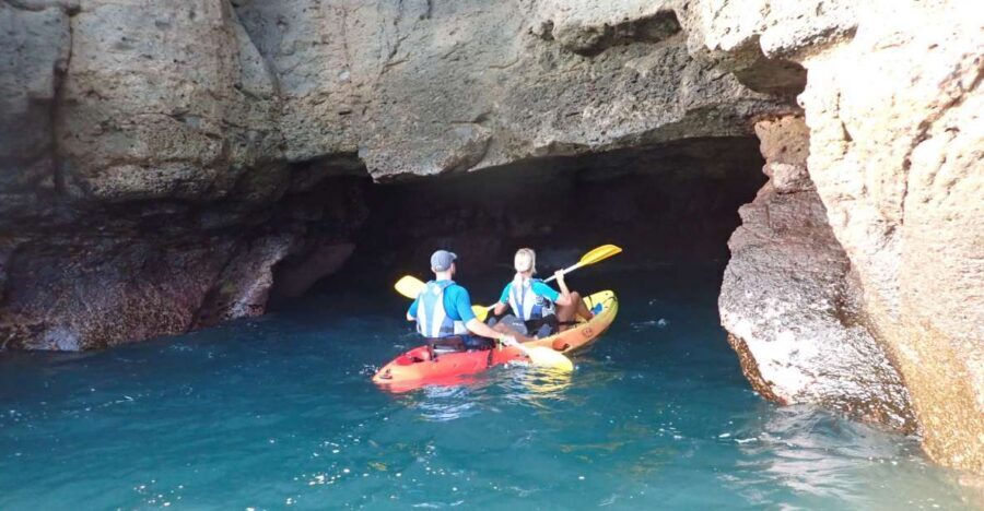 Mogán: Guided Kayak to Caves and Snorkeling Tour - Mogán From the Water: Sea Caves, White Cliffs, and the Right Kind of Adventure