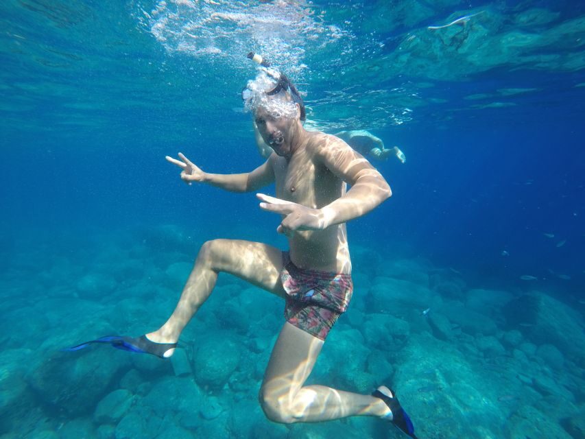 Puerto de Mogan: Boat and Snorkeling Trip - El Perchel snorkeling: 1.5 hours of fish spotting that feels doable