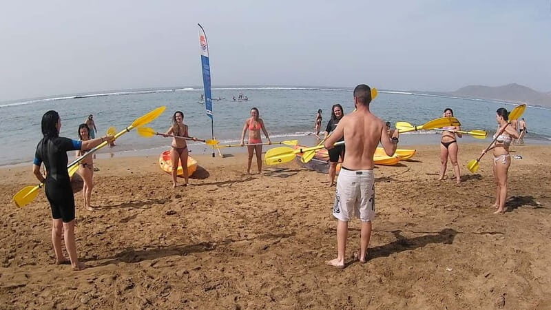 Puerto Mogán: Guided Adventure Kayak Tour in Caves & Snorkel - Kayak coaching and safety brief: your real advantage out on the water