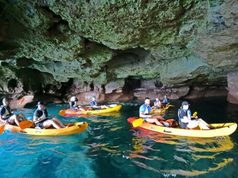 Puerto Mogán: Guided Adventure Kayak Tour in Caves & Snorkel - The wild beach stop and snorkel session: what you actually learn underwater