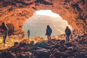 The Red Canyon Tour - Small Group Trip with Local Food Tasting ツ - First Stop: Mirador del Guriete Over the Caldera de Tirajana