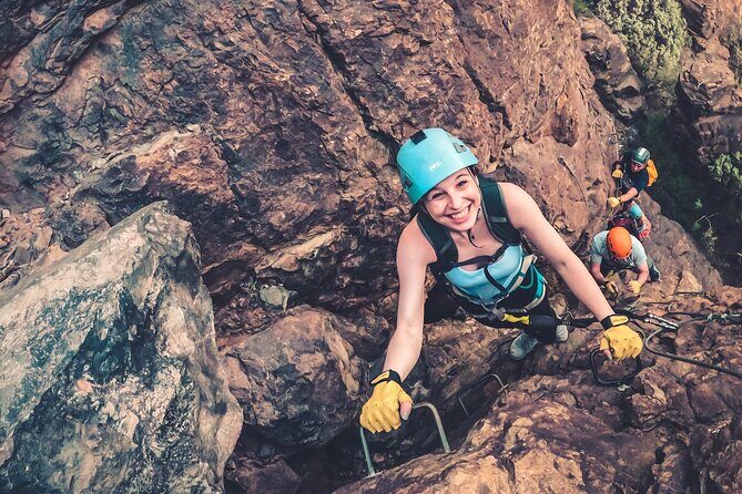 Top Vía Ferrata for Beginners in Gran Canaria ツ - Meeting Up, Getting Geared, and Learning the Rules Fast